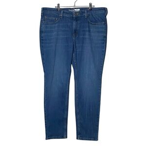 Carhartt Rugged Flex Slim Fit Tapered Jeans NWT Women’s 18S SHORT Blue Denim